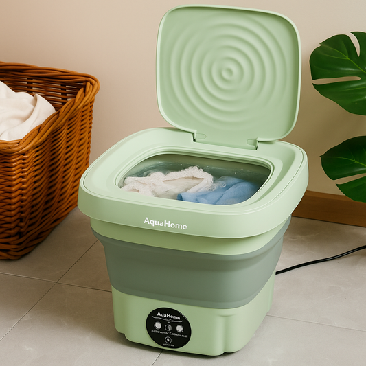 AquaHome - Lavadora Portatil Plegable 8L